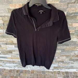 Express Men's Polo Shirt with White Trim
